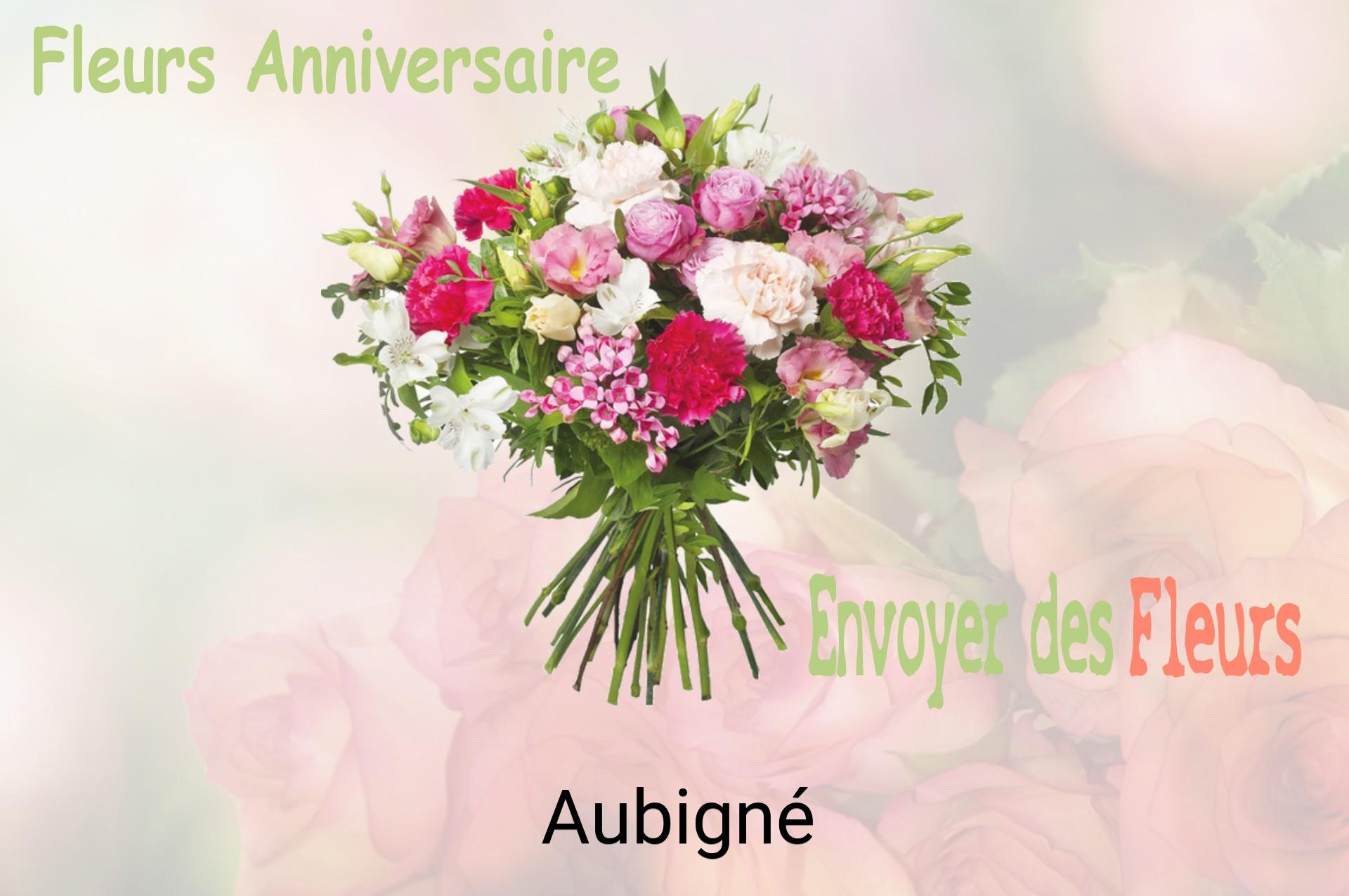 Bouquet de fleurs d’anniversaire livré à Aubigné